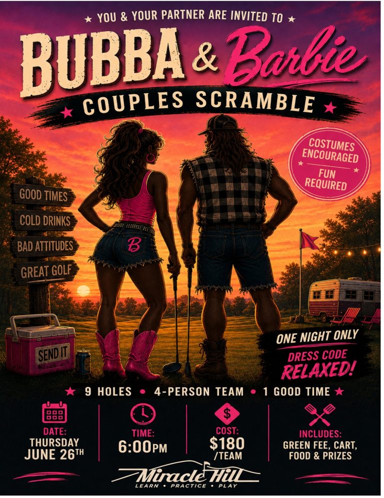 Couples 4-Ball Golf Scramble Bubba & Barbie Night
